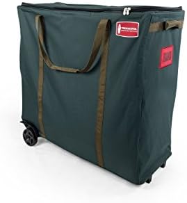 TreeKeeper [Multi Use Christmas Decoration Rolling Storage Bag] - Self Standing Container with ID Tag Holder for Easy Identification - Wheeled Garland Storage and Other Miscellaneous Decor Storage - Image 2