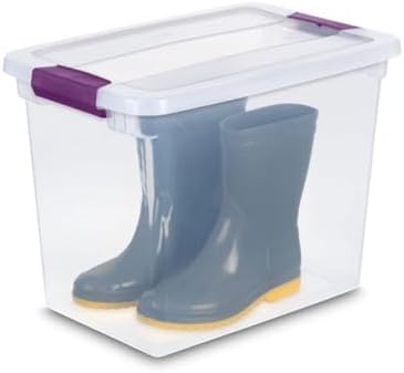 Sterilite ClearView Latch Boxes, Storage Bins with Lids, 27 Quart, 24-Pack - Image 6