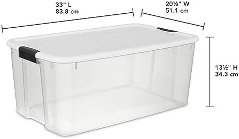 Sterilite Ultra Latch Box with Lids for Home and Office, 116 Quart, 4-Pack - Image 3