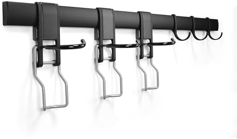 Wall 2/3/4 Bike rack, Fits Max 3 Inch for Mountain Bike eBike, 110 lbs Weight Capacity, with Helmet Hook, Modular Hook Track Design Heavy duty Wall mount Bicycle Hanger for Garage Storage - Image 4