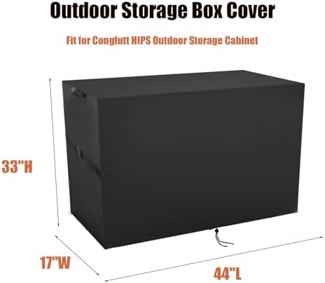 Deck Box Cover for Congfutt Outdoor Storage Cabinet - Image 2
