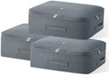 Eachy 3-Pack Comforter Storage Bag Blanket Storage Bags, 68L Compression Bags for Blanket Comforter, Ultra Space Saving Self Compression Organizer by EACHY