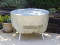 Covermates Round Dining Table Cover - Water-Resistant Polyester, Mesh Ventilation, Patio Table Covers, 60DIAMETER x 30H, Khaki by Covermates