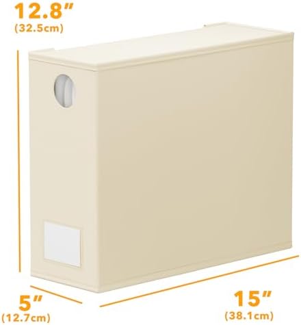 SpaceAid 9 Pack Bed Sheet Organizers and Storage, Foldable Sheet Organizer with Window for Linen Closet, Set Folder Keeper for Queen & King Size Bedding Storage (Beige) - Image 7