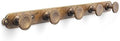 Coat Hook Wall Mounted, Antique Brass Zinc Alloy with 5 Hooks by Deuschwer