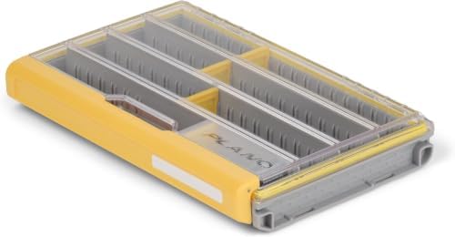 Plano EDGE 3600 Premium Tackle Utility Box, Gray and Yellow with Clear Lid, Rust-Resistant and Waterproof, Customizable Tackle Protection Organization (Pack of 6) by PLANO%C2%AEOutdoors