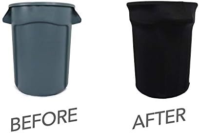 Spandex & Table LINENS Spandex Stretch Trash CAN Cover 55 Gallon Round - Image 2