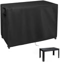 Outdoor Dining Table Cover Waterproof -63"L x 32"W x 30"H by PatioFurnitureCover