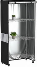 Wire Shelf Cover Waterproof Dustproof Storage Rack Cover with Zipper by MOLLYAIR