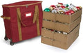 Covermates Rolling Adjustable Ornament Storage Bag, 19.25"W x 13"D x 18.5"H by Covermates