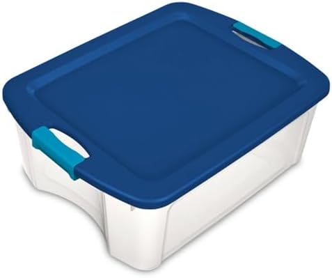 Sterilite Latch and Carry, Plastic Storage Bins w/Lids, 12 Gallon, 24-Pack by Sterilite