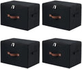 4PCS Storage Bins with Zipper Lids Decorative Lidded Basket Box by VinneGenzz