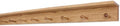 Oak Shaker Peg Rack with 4 inch Shelf (Cherry, 46" with 8 pegs) by PEG+AND+RAIL