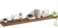 Acovy 55 Inch Floating Shelves, 8 Inch Deep Floating Shelves for Wall, Hanging Shelf with Invisible Brackets, Deep Shelves for Bathroom, Bedroom, Living Room, Brown, Set of 1 by Acovy