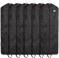 Covermates Keepsakes Garment Bag Set - Premium Polyester - Full Length Zipper - ID Window - Carrying Handles - Closet Storage, Black by Covermates