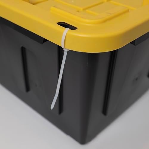 CX Heavy Duty 27-Gallon Stackable Plastic Storage Bins with Lids, 2 Pack - Image 3