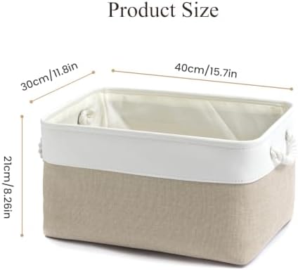 15.7x11.8x8.26 Inch Fabric Large Storage Bins with Handles 6 Pack - Image 4
