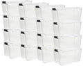 Sterilite Ultra Latch Box with Lids for Home and Office, 70 Quart, 16-Pack by Sterilite