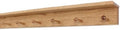 Oak Shaker Peg Rack with 4 inch Shelf (Cherry, 35" with 6 pegs) by PEG+AND+RAIL