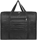 ANKIT INTERNATIONAL Jumbo Storage Bag for Clothes & Bedding – Lightweight Moisture Proof Parachute Fabric Organizer with Zipper & Handles, Large Capacity Storage for Blankets, Comforters (Black) by AI+ANKIT+INTERNATIONAL
