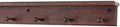 Cherry Peg Rack with Shelf -Handcrafted in the USA (Mahogany, 23" with 4 pegs) by PEG+AND+RAIL