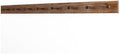 Solid Oak Shaker Peg Rack Made in The USA - Chestnut Stain 47 x 3.5 Inches with 8 Pegs by PEG+AND+RAIL