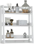 UTEX Bathroom Wall Shelf, 3-Tier Wall-Mounted Organizer with Hooks, White by UTEX