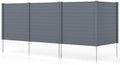 GIANTEX No-Dig Air Conditioner Fence, 4 Panels, 48''W x 48''H, Gray by Giantex