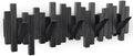 Coat Rack Wall Mount Piano Flip Down Wall Hook Rack 5 Hooks Oak by Acsigesn