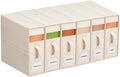 Cotton Linen Sheet Organizers and Storage, 6Pack Off-White by ZenStorage