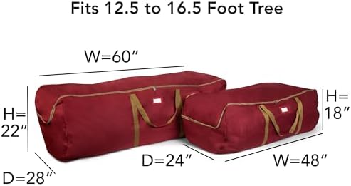 Covermates Christmas Tree Storage Bag, Red - Image 3
