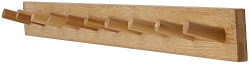 Dseap Coat Rack Wall Mounted - 10 Peg Hooks, 38-1/4" Long, Heavy Duty Wall Coat Hanger Coat Hook for Clothes Hat Jacket Clothing, Natural by Dseap