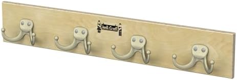 Jonti-Craft 0764JC Wall Mount Coat Rail, 4 Hooks by Jonti-Craft