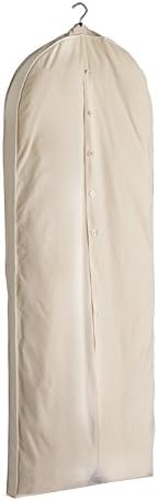 Foster-Stephens, Muslin Acid-Free Cotton Wedding Gown Garment Bag | 50" Coats, Dresses & Jackets Storage and Preservation Bag | Closet Storage for Dresses by FOSTER-STEPHENS%2C+INC.