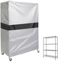 Shelf Cover, Wire Rack Cover 36" W x 18" D x 72" H by MOLLYAIR