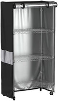 48x18x72 Shelf Cover, Waterproof 600D Oxford Rack Cover for Garage Shelving by MOLLYAIR