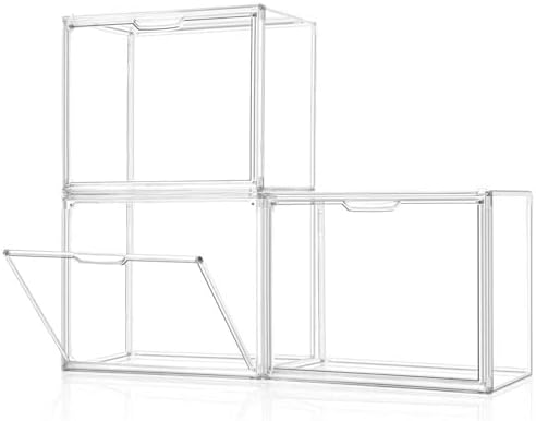 starogegc Purse Organizer for Closet, Clear Acrylic Display Case, 3Pack by STAROGEGC