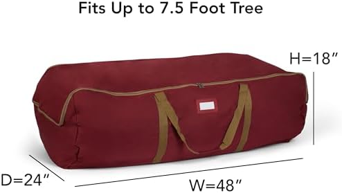 Covermates Christmas Tree Storage Bag, Red - Image 3