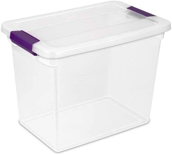 Clear View Latch Storage Box, 27-Qts. by Sterilite