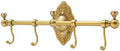 Coat Hook Wall Mount Towel Rack with 4 Hooks Hanger Retro Metal Coat Rack Coat Hat Towel Purse Robes Mudroom Bathroom Entryway Organizer 14.17'' Long by Unknown