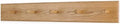 Solid Oak Xtra-Wide Shaker Peg Rack -Made in The USA - Natural Stain 29 x 4.5 Inches with 5 Pegs by PEG+AND+RAIL