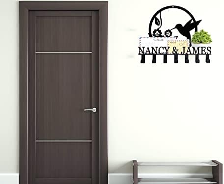 Mail and Key Holder for Wall, Hummingbird Holder Organizer with Hook, Key Hanger Decor for Kitchen, Entryway, Hallway, Office, Doorway Housewarming Gifts New Home - Image 5