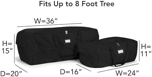 Covermates Christmas Tree Storage Bag, Black - Image 3