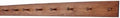 Cherry Shaker Peg Rack 4.5" Extra Wide (Mahogany, 46" x 4.5" with 8 pegs) by PEG+AND+RAIL