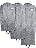 Covermates Garment Bag Set for Closet Storage and Travel, Grey by Covermates