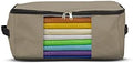Covers & All Storage Bags, 90 litres Large size Space Saver bags Heavy Duty Storage Organizer Multipurpose, 12 Oz Waterproof UV-Resistant & Tear-Proof (Pack of 5, Beige) by CoversAll