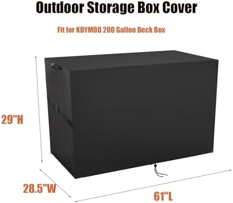 Deck Box Cover for KDYMOD 200 Gallon Deck Box - Image 2