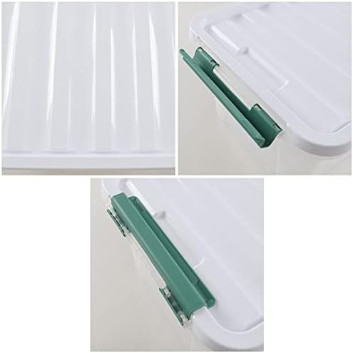 Latching Storage Bins with Lids, 20 Qt Stackable Box, 4-Pack - Image 3
