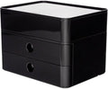 Han 1100-13 Allison SMART-Box Plus, Drawer Box with 2 Drawers and Utensil Box, Jet Black by Unknown