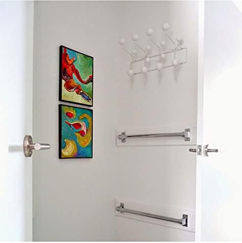 Classic Mid Century Hang it All Coat Rack, Modern Wall Mounted Hooks with Painted Solid Wooden Balls(Multi Colors Available) (White) - Image 6